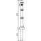 Dekorativ puller i aluminium | serie 495.01B | Hj�rnestolpe til tv�rstang 90�